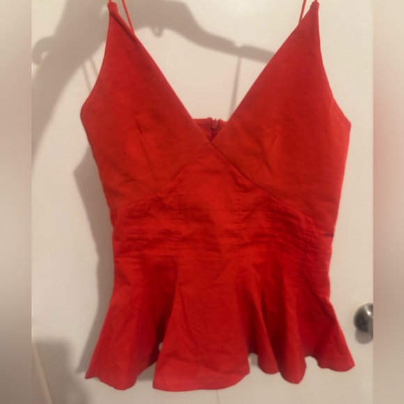 Zara Vibrant Red Camisole Top - Picture 2 of 5